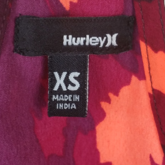 Hurley Racerback Strappy Tank Bright Colors XS - Picture 4 of 9